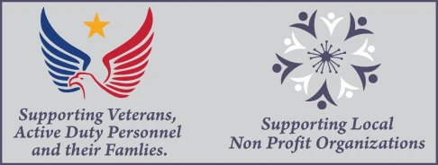 Local nonprofit support emblem